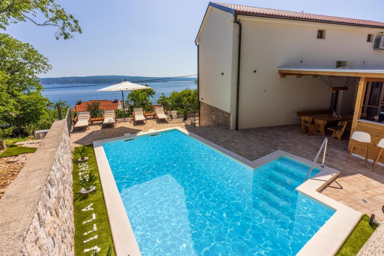 Villa Antani With Heated Pool, Sauna & Jacuzzi Crikvenica Exterior photo