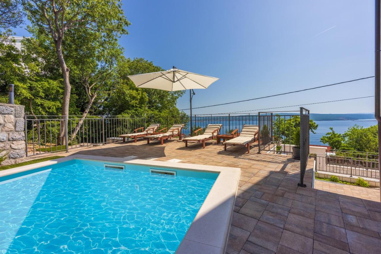 Villa Antani With Heated Pool, Sauna & Jacuzzi Crikvenica Exterior photo
